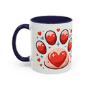Dog Paw Coffee Accent Coffee Mug (11, 15oz)