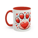 Dog Paw Coffee Accent Coffee Mug (11, 15oz)