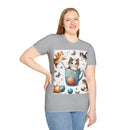 Purr-fect Comfort for Cat Lovers: Unisex Soft-Style T-Shirt