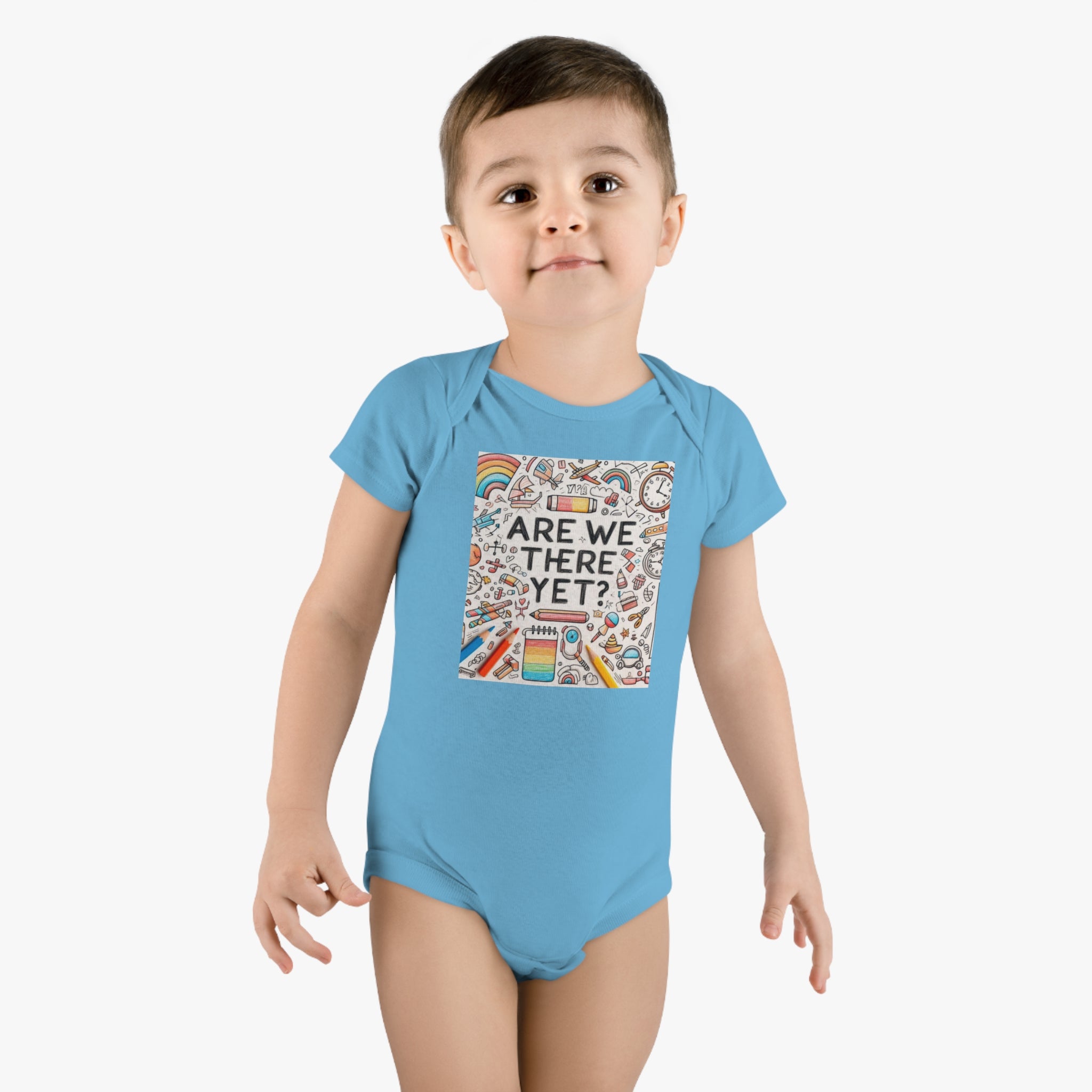 “Are We There Yet?” Baby Short Sleeve Onesie®
