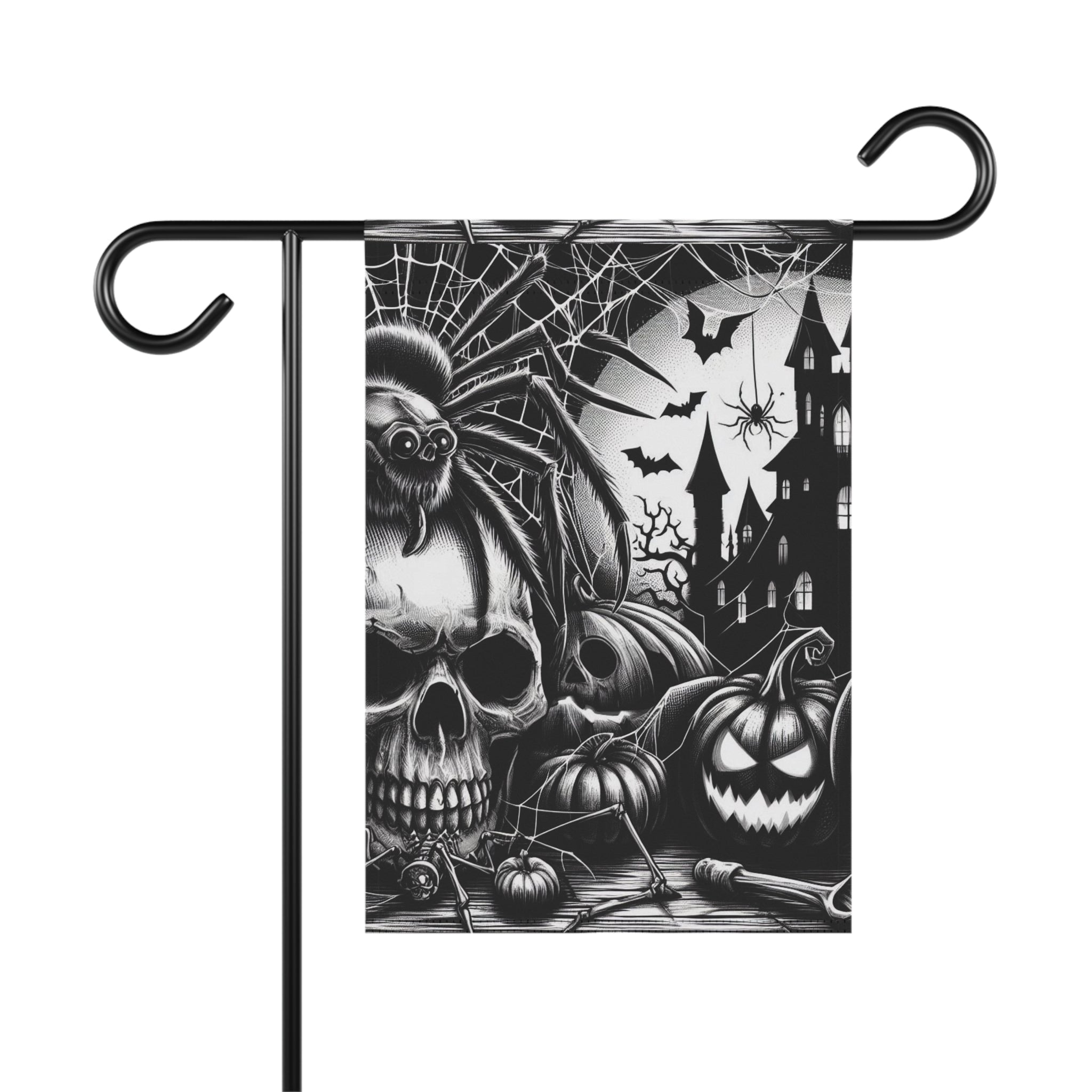 Spooky Halloween Garden & House Banner