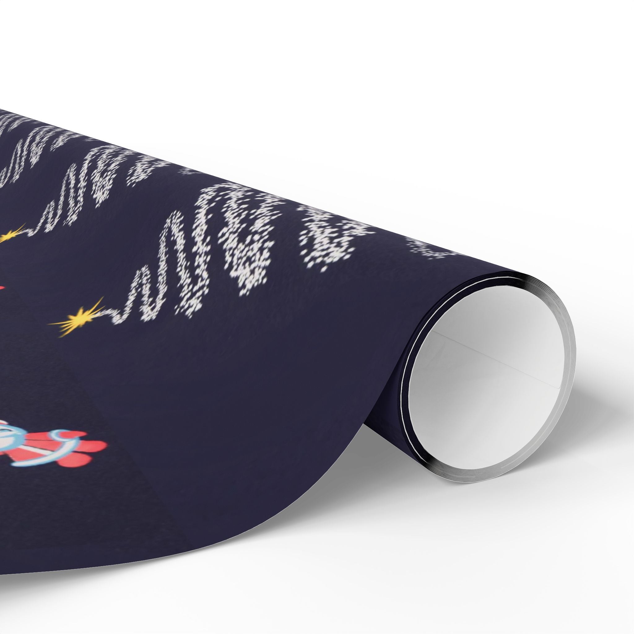 Firework Christmas Tree Wrapping Paper