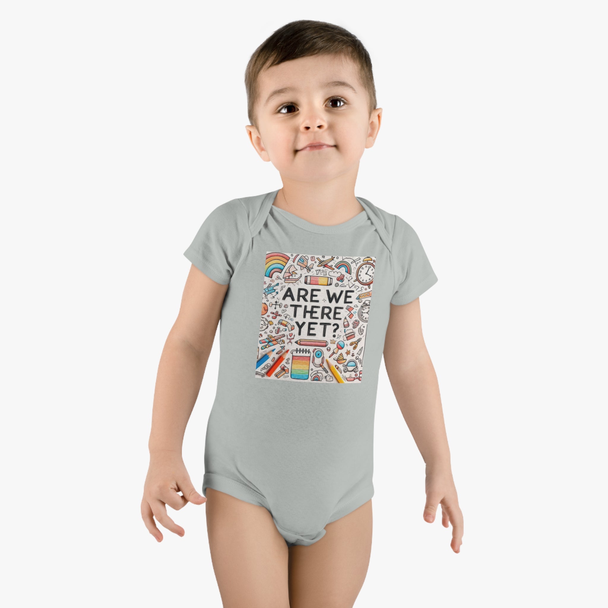 “Are We There Yet?” Baby Short Sleeve Onesie®