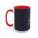 Fireworks Christmas Tree Accent Mugs