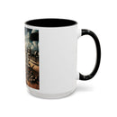 Coffee Beans Accent Coffee Mug (11, 15oz)