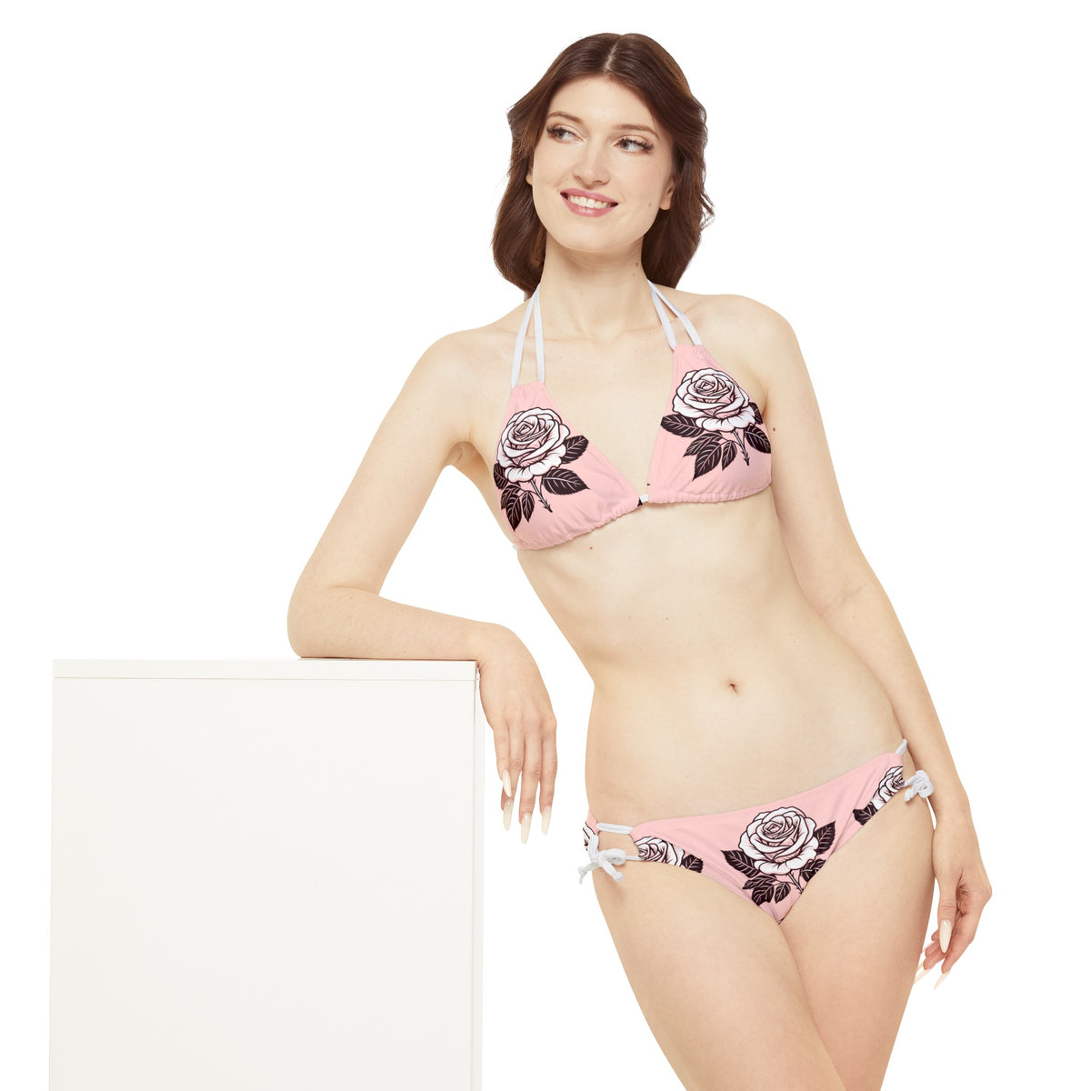 Strappy Bikini Set (AOP) - OLM Store