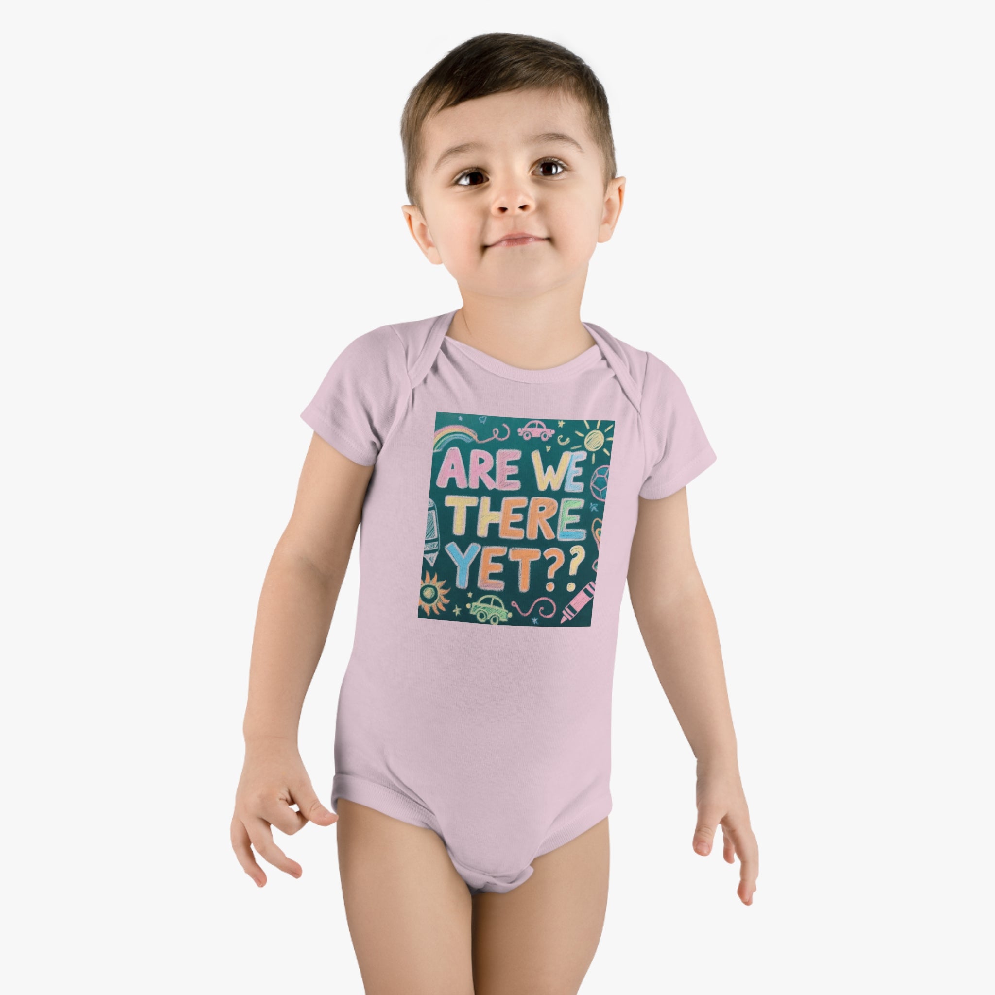 “Are We There Yet?” Baby Short Sleeve Onesie®