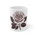 Pink Rose Mug 11oz