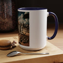 Coffee Beans Accent Coffee Mug (11, 15oz)