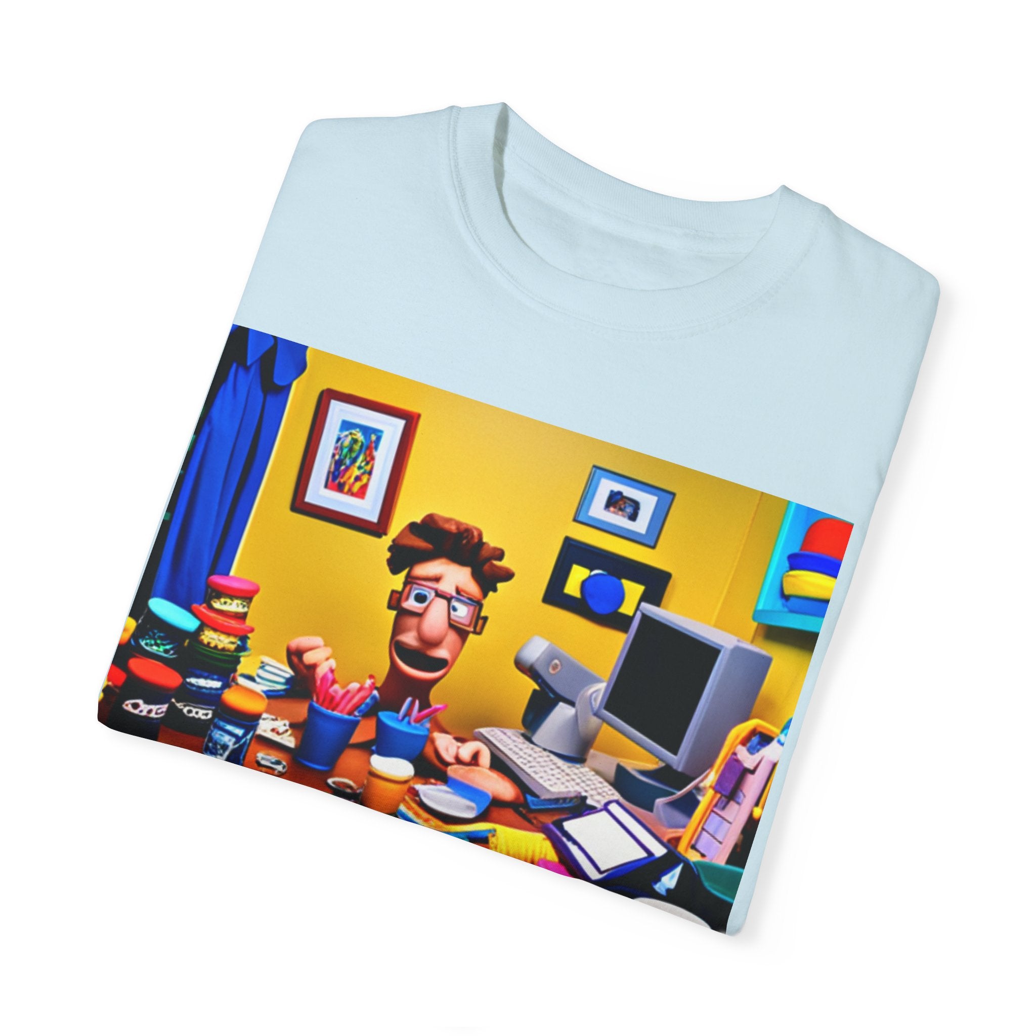 Unisex "Coffee: Because Adulting is Too Hard" Garment-Dyed T-shirt