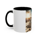 Coffee Beans Accent Coffee Mug (11, 15oz)