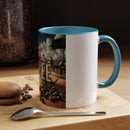 Coffee Beans Accent Coffee Mug (11, 15oz)