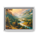 Michelangelo-Style Nature Matte Canvas, Framed (Multi-color)