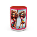 "I Am Beautiful" Accent Coffee Mug (11, 15oz)