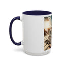 Coffee Beans Accent Coffee Mug (11, 15oz)
