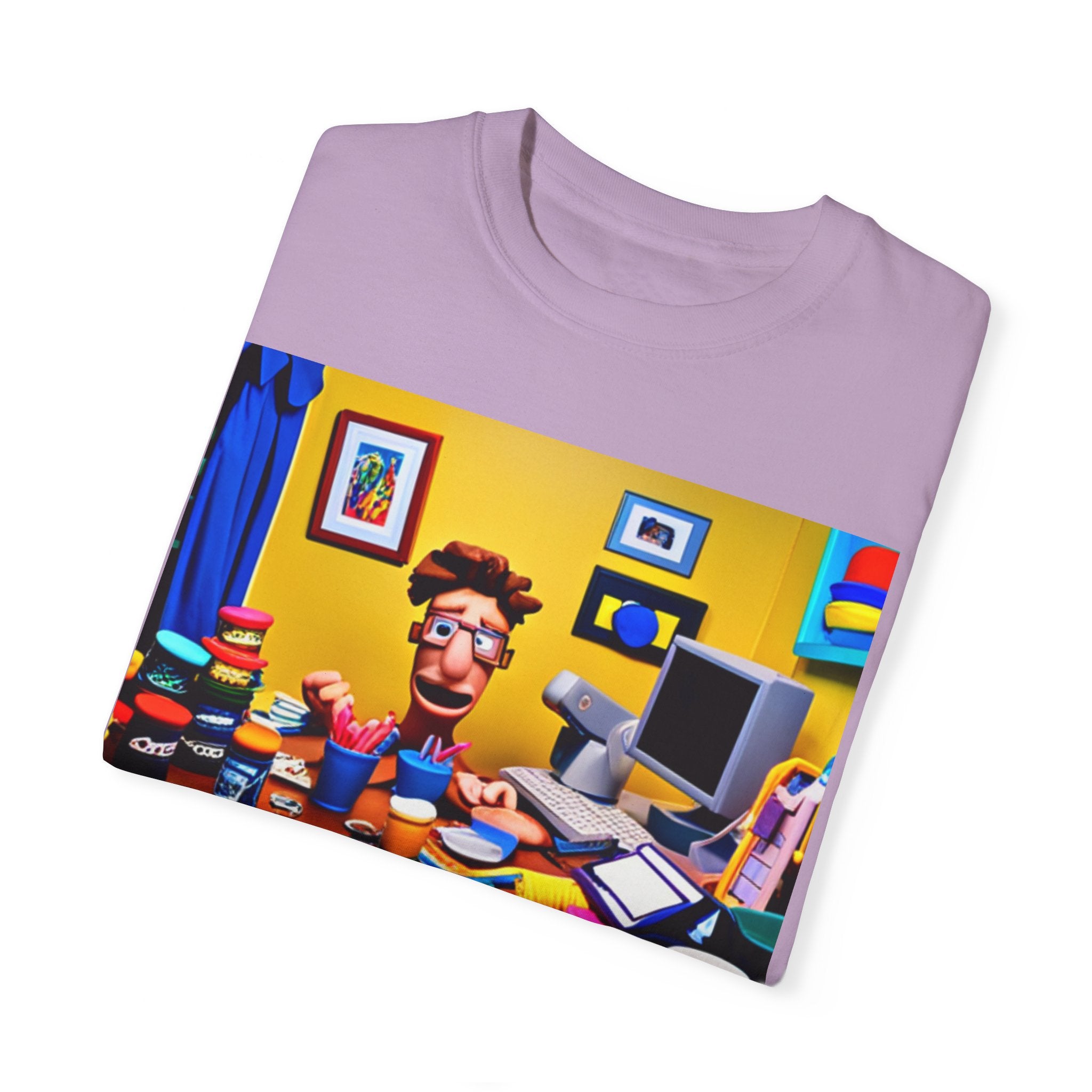 Unisex "Coffee: Because Adulting is Too Hard" Garment-Dyed T-shirt