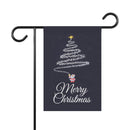 Fireworks Christmas Tree Pattern Garden & House Banner