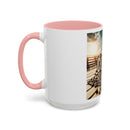 Coffee Beans Accent Coffee Mug (11, 15oz)