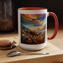 "Earth, Wind, and Fire" Accent Coffee Mug (11, 15oz)