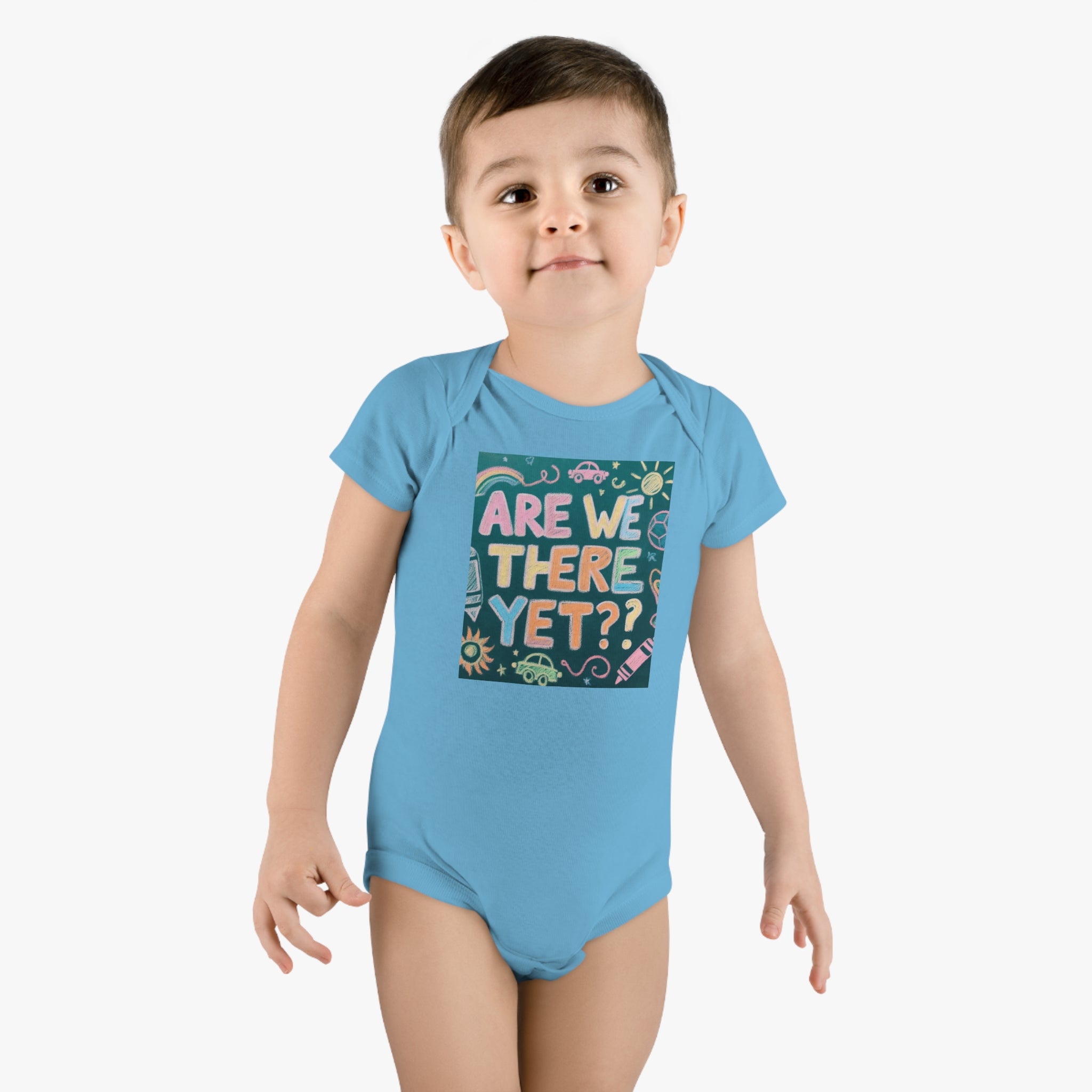 “Are We There Yet?” Baby Short Sleeve Onesie®