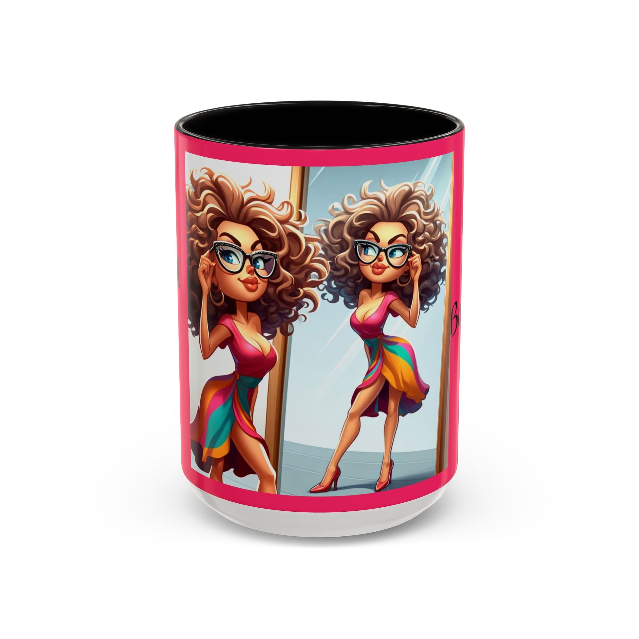 "I Am Beautiful" Accent Coffee Mug (11, 15oz)