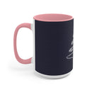 Fireworks Christmas Tree Accent Mugs