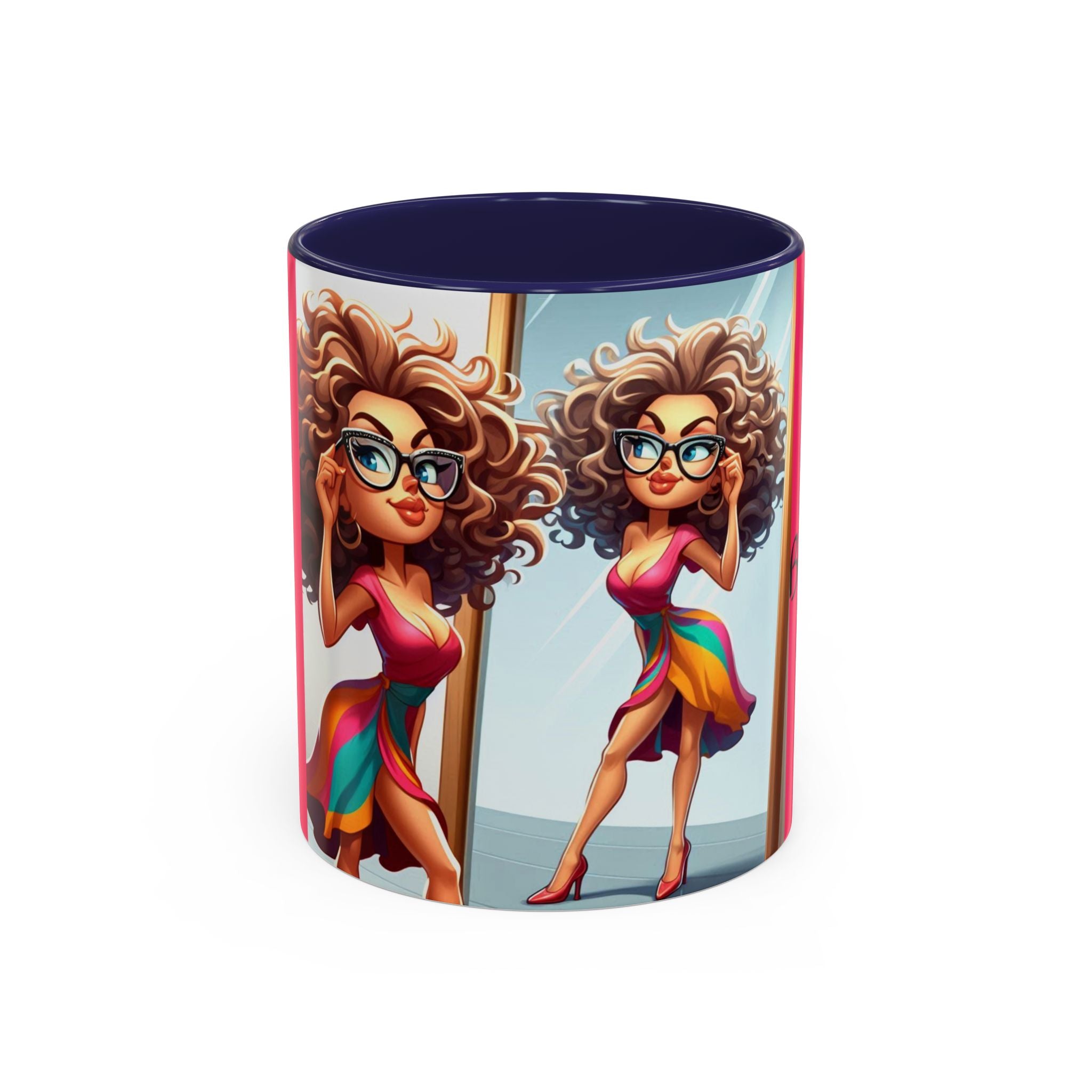 "I Am Beautiful" Accent Coffee Mug (11, 15oz)
