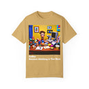 Unisex "Coffee: Because Adulting is Too Hard" Garment-Dyed T-shirt