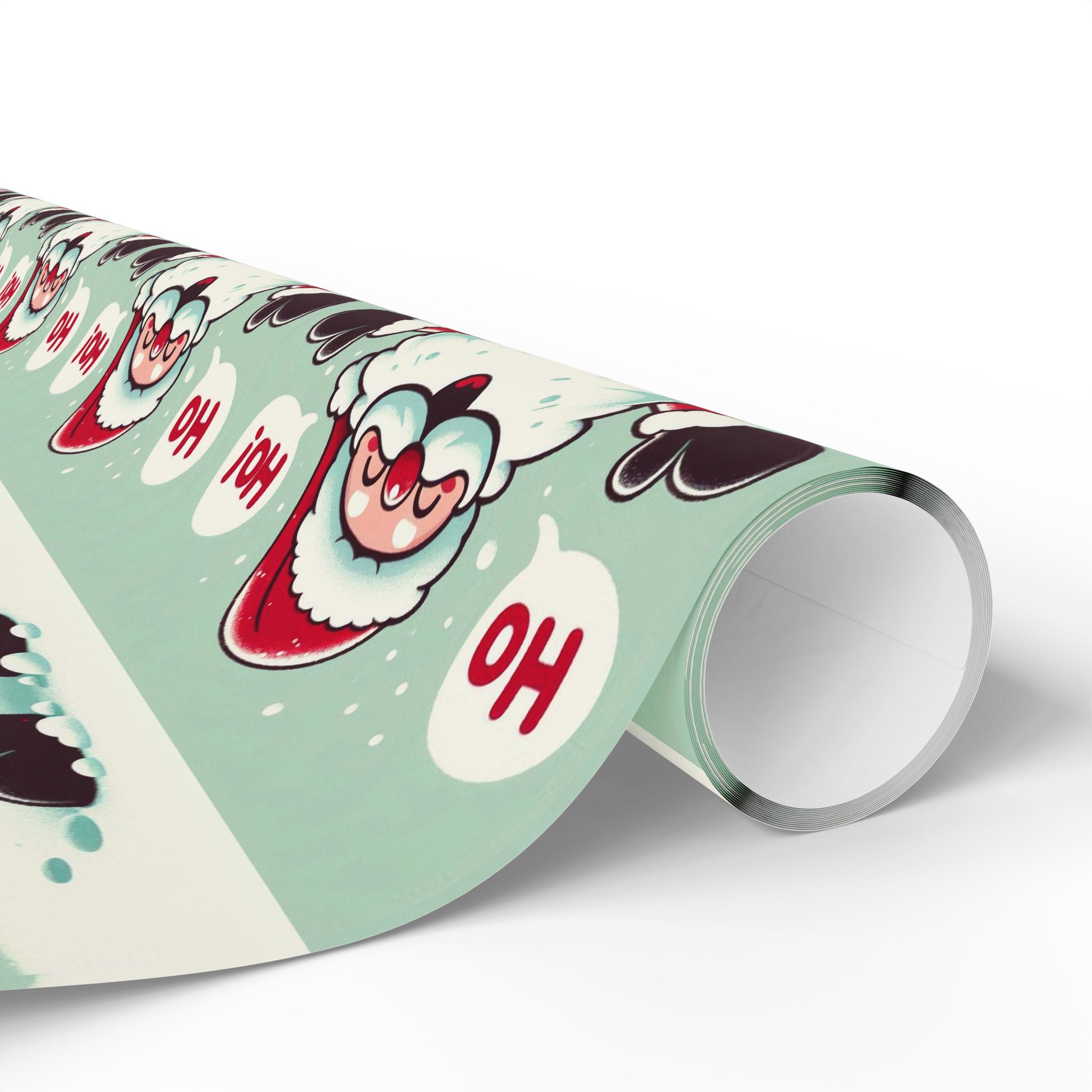 Santa Ho, Ho Print Wrapping Paper