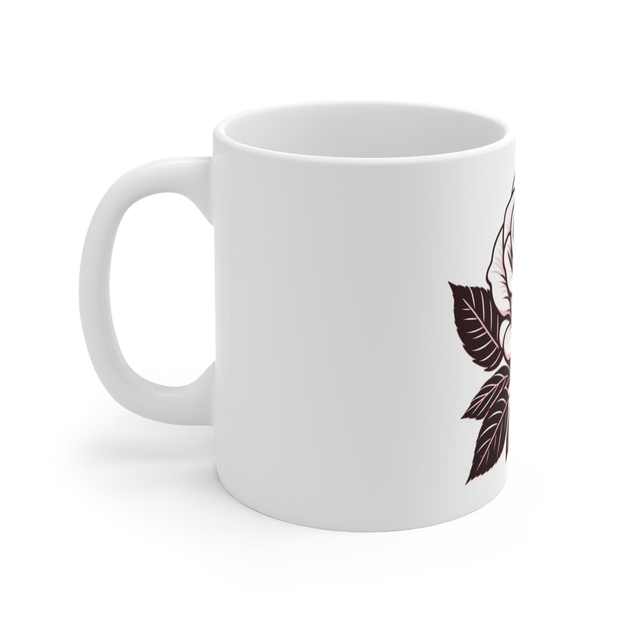 Pink Rose Mug 11oz
