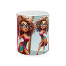 “I Am Beautiful” Ceramic Mug, (11oz, 15oz)