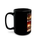 "Relaxed Santa" Black Mug