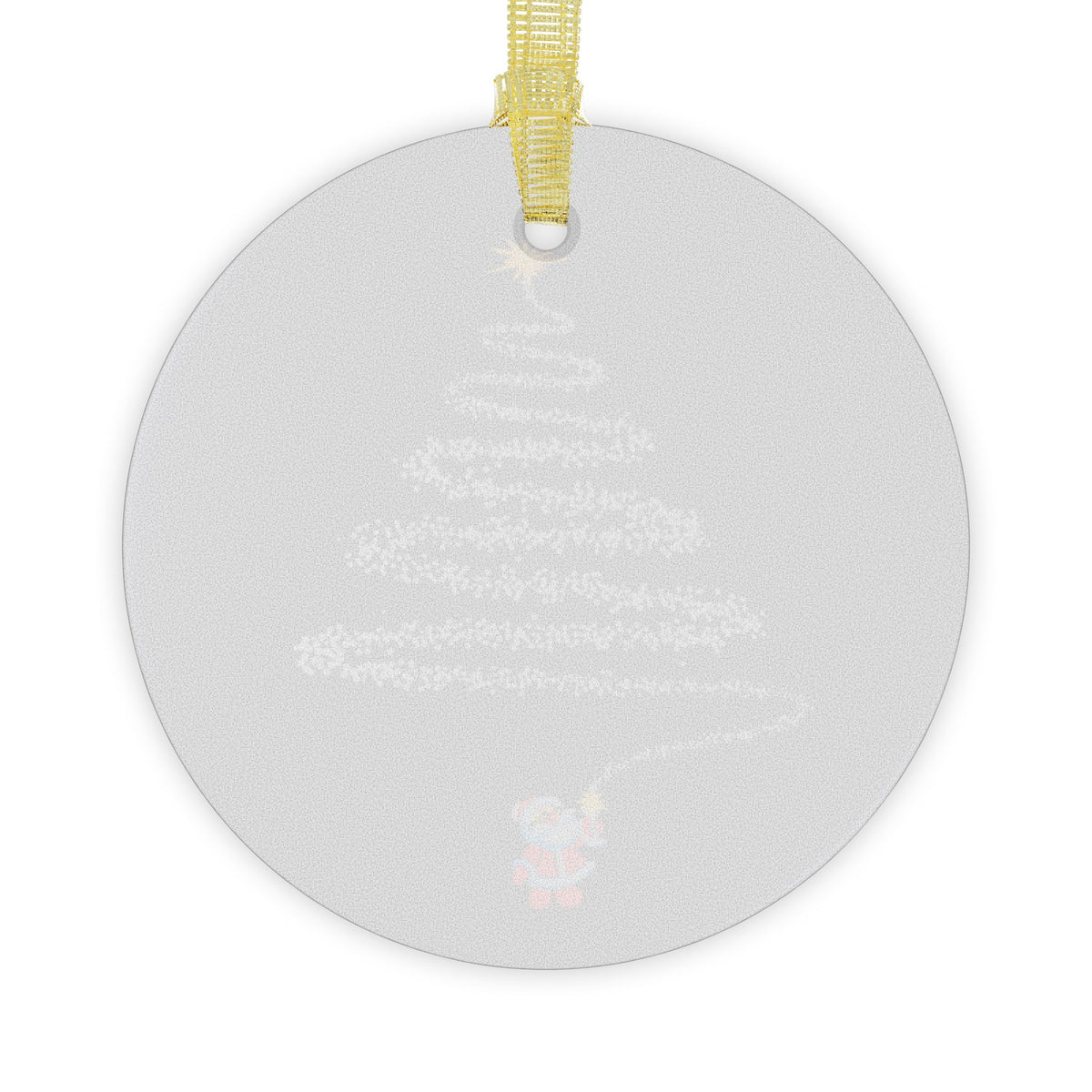 Fireworks Christmas Tree Glass Ornaments
