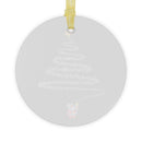 Fireworks Christmas Tree Glass Ornaments