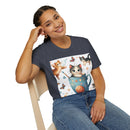Purr-fect Comfort for Cat Lovers: Unisex Soft-Style T-Shirt