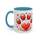 Dog Paw Coffee Accent Coffee Mug (11, 15oz)
