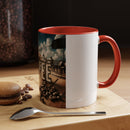 Coffee Beans Accent Coffee Mug (11, 15oz)