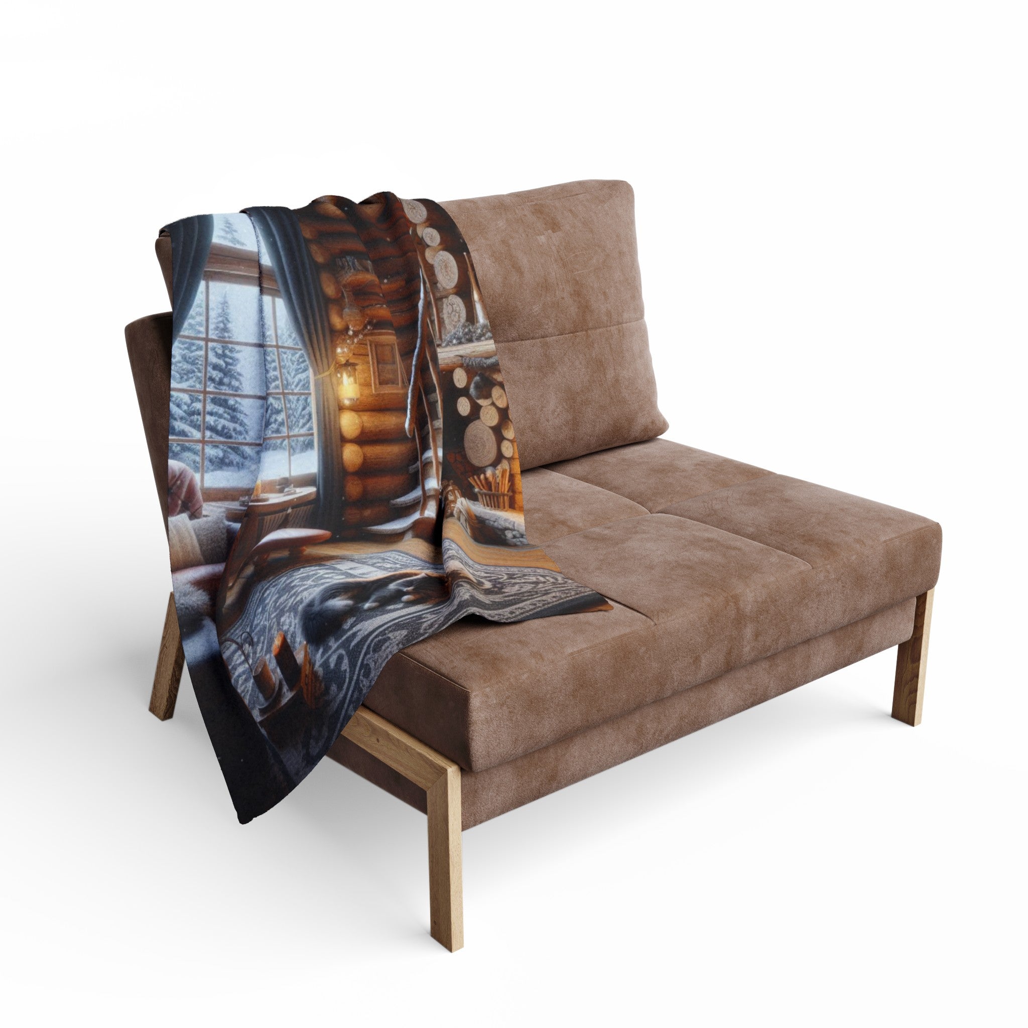 Fire place Arctic Fleece Blanket
