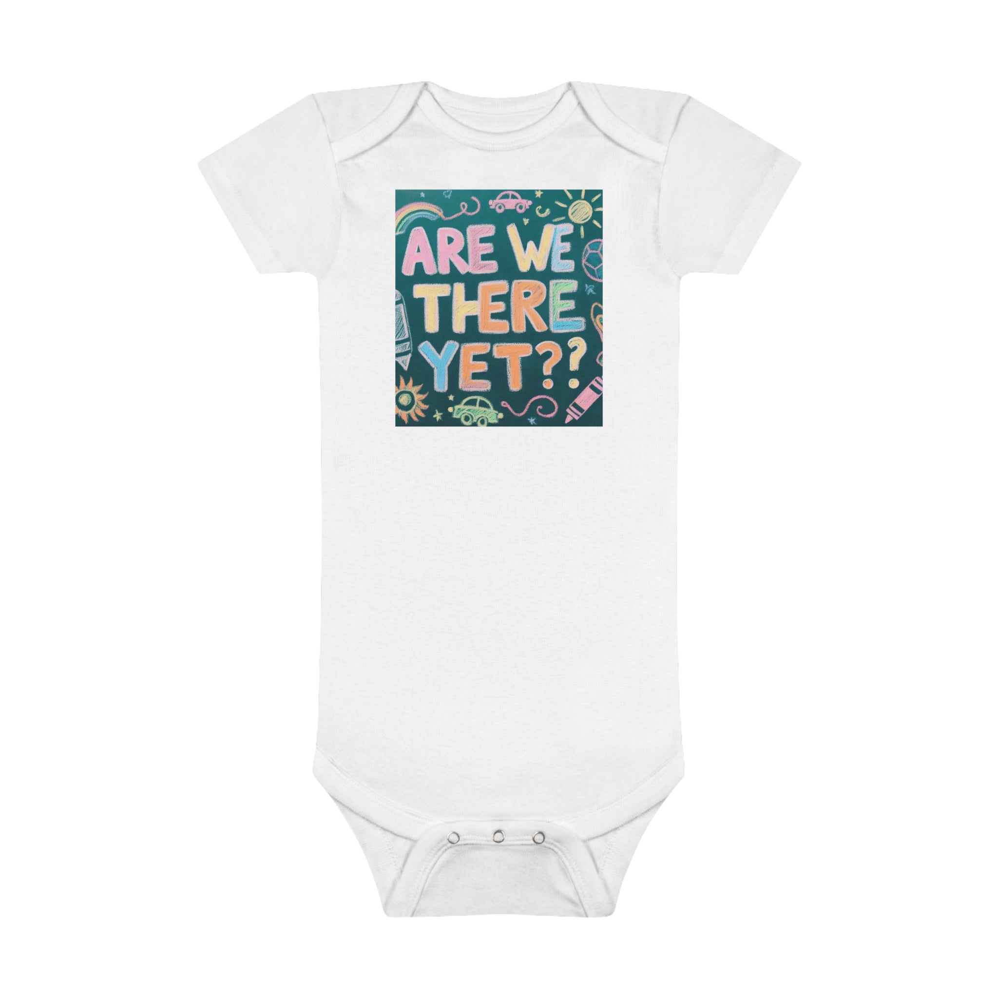 “Are We There Yet?” Baby Short Sleeve Onesie®