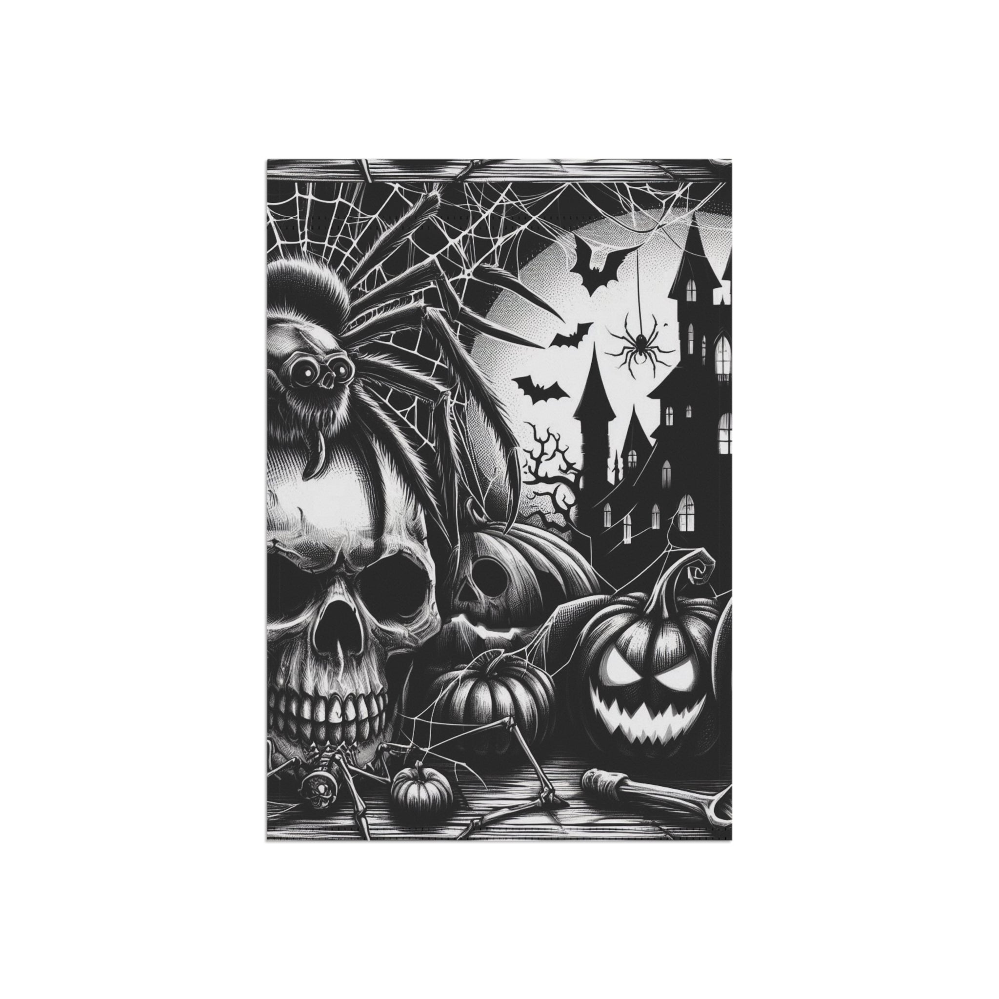 Spooky Halloween Garden & House Banner