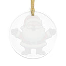 Acrylic Santa Ornaments