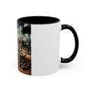 Coffee Beans Accent Coffee Mug (11, 15oz)