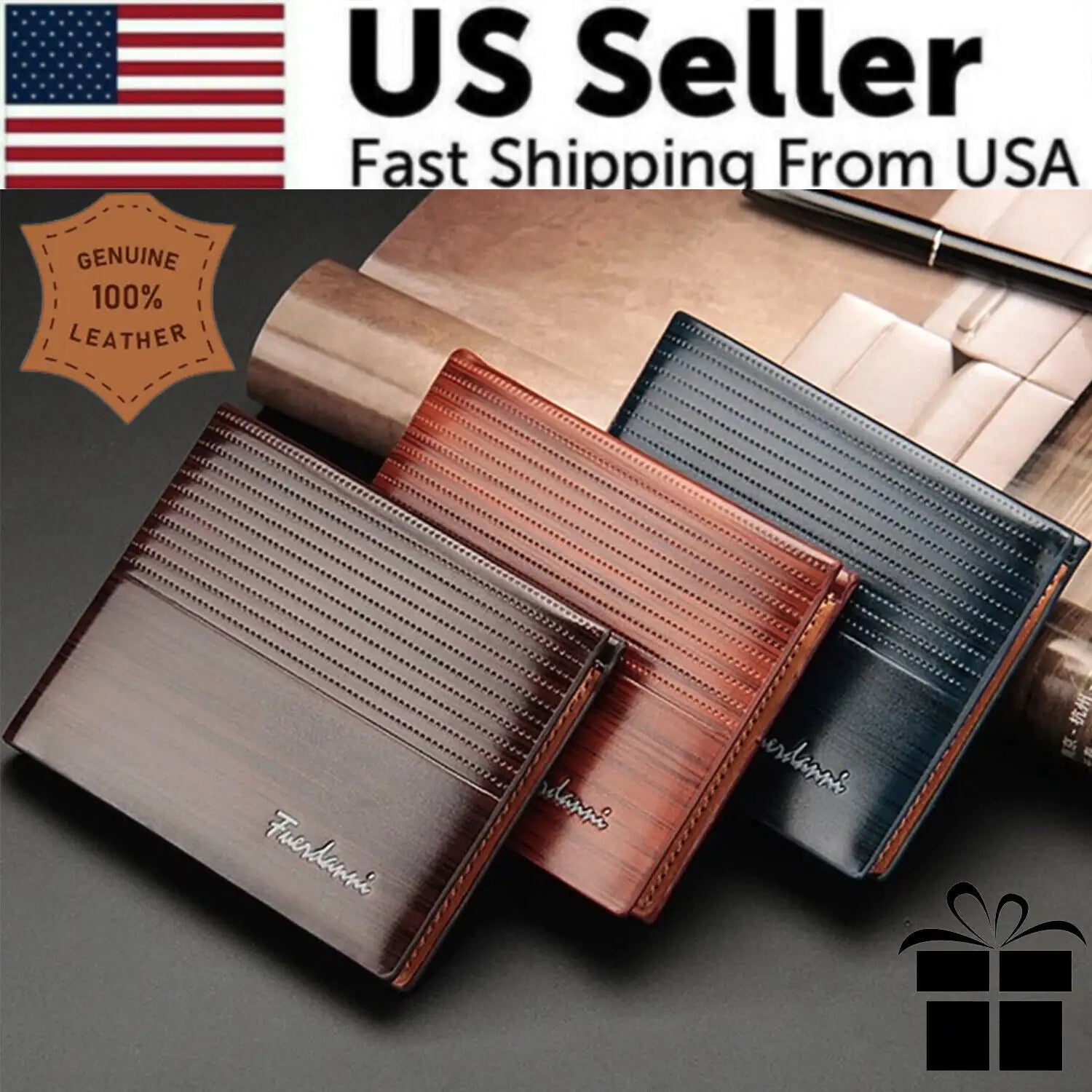 Men’s Bifold Leather Wallet