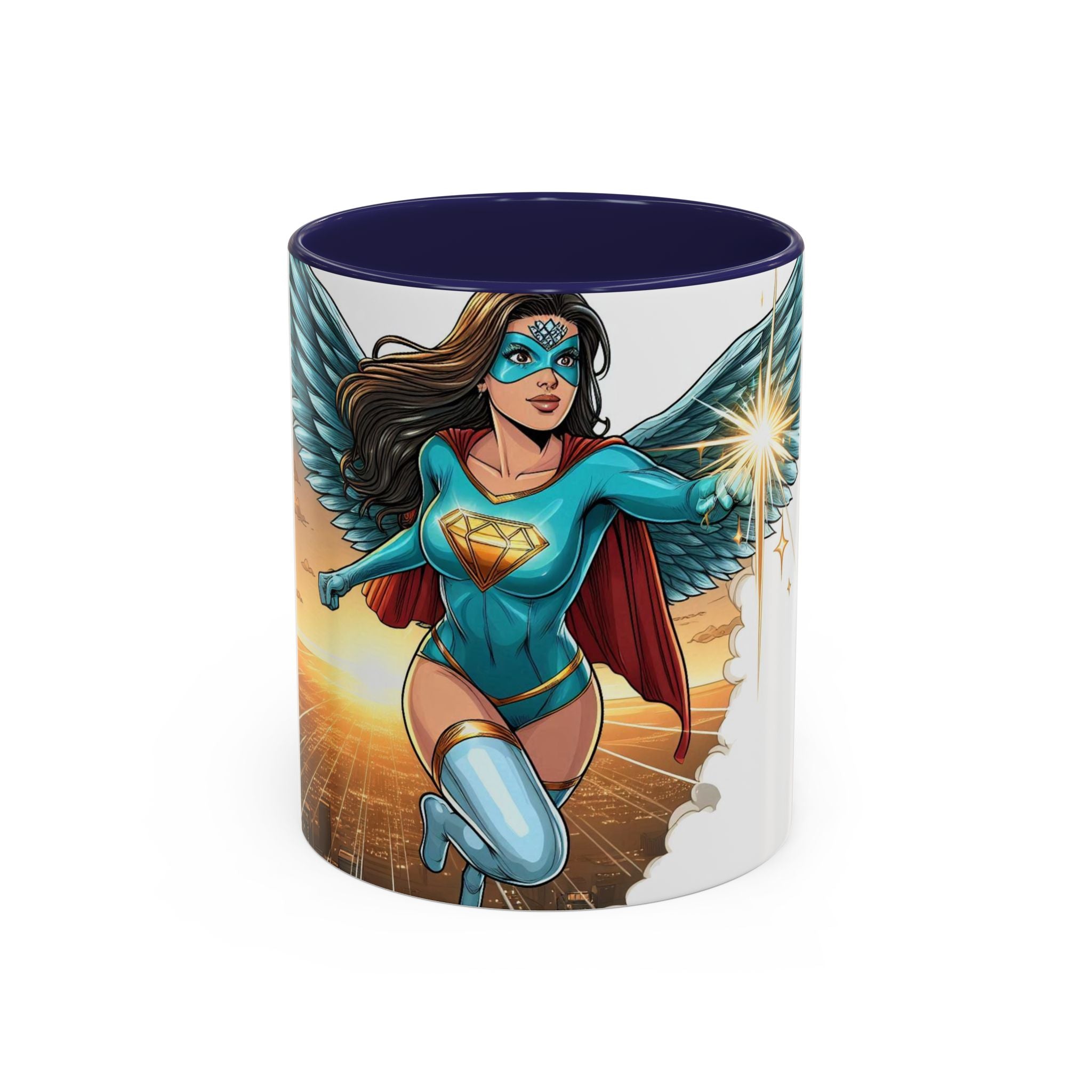 "Aquila Diamond" Accent Coffee Mug (11, 15oz)