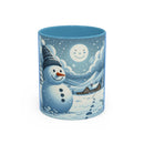 Accent Coffee Mug Snowman (11, 15oz)