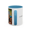 “Coffee: Because Adulting is Hard"  Accent Coffee Mug (11, 15oz)