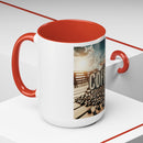 Coffee Beans Accent Coffee Mug (11, 15oz)