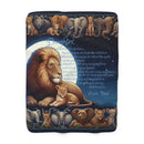 "Cheering You On" Sherpa Fleece Blanket