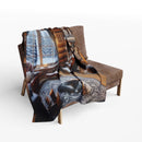 Fire place Arctic Fleece Blanket