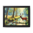 Michelangelo-Style Nature Matte Canvas, Framed (Multi-color)